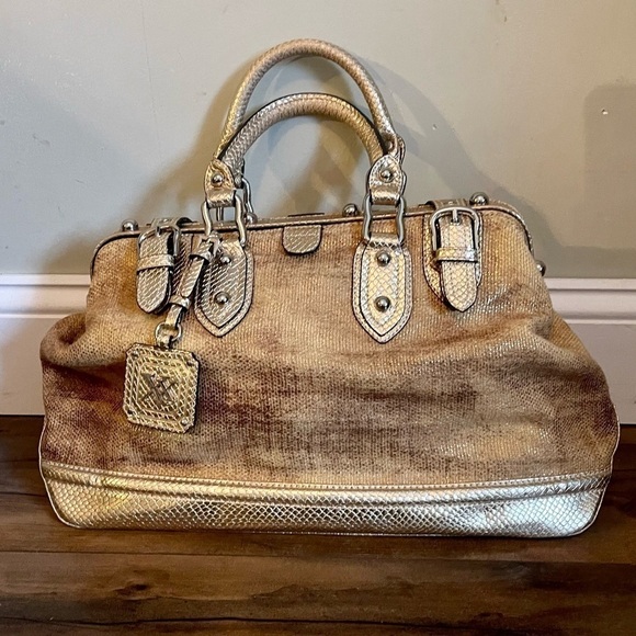Maxx New York Handbags - Max New York - cute gold slouchy boho bag​